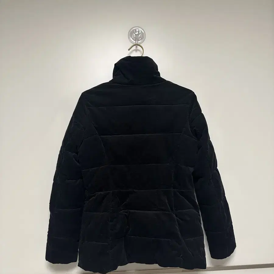 Ralph Lauren Crest Velvet Puffer Coat