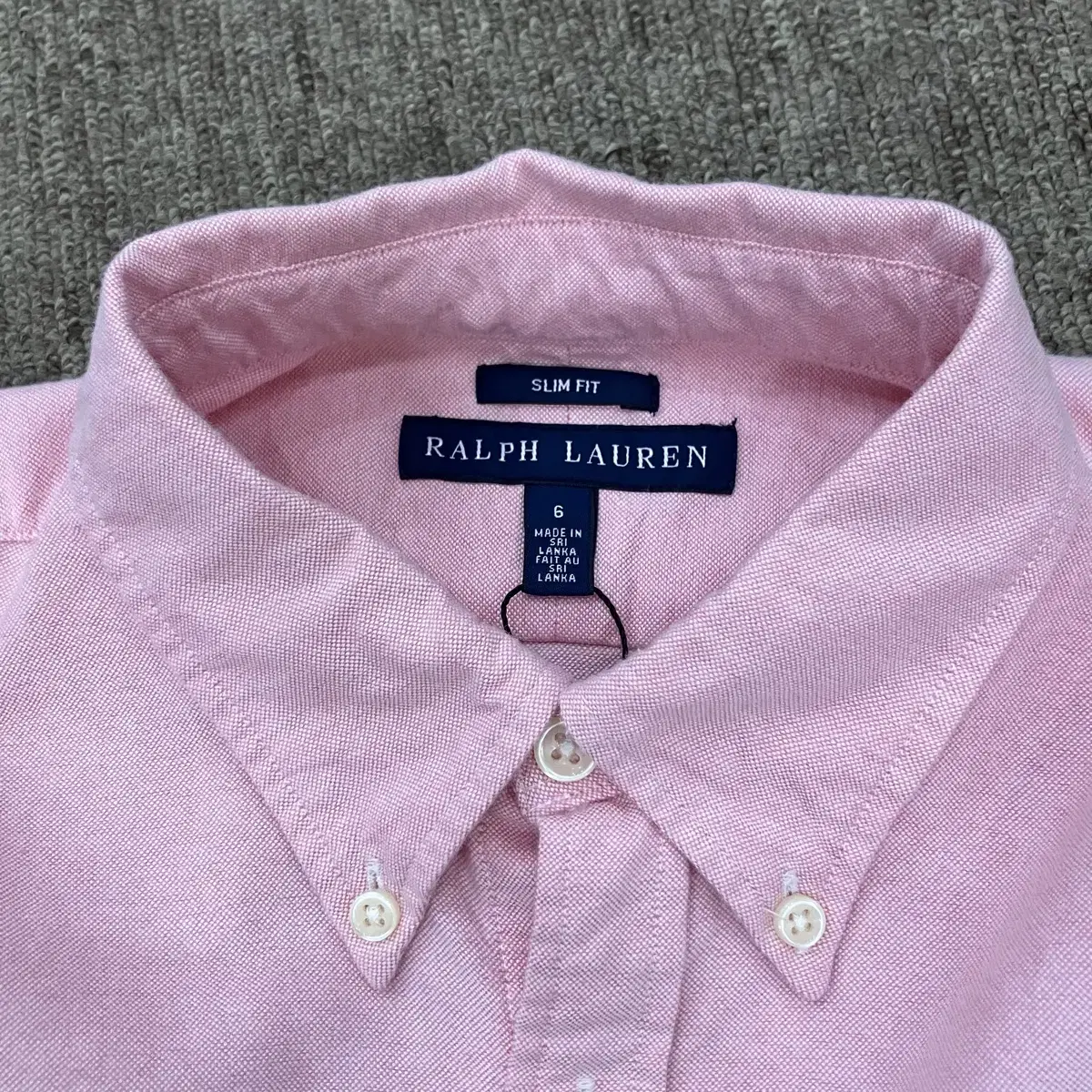 (size6) POLO 폴로 랄프로렌 솔리드 셔츠 슬림핏