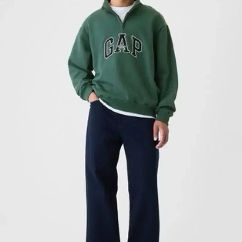 GAP heavyweight pullover 갭 하프집업 풀오버