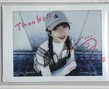 STU48 이시다 치호 친필 사인 폴라로이드 짱구 경품