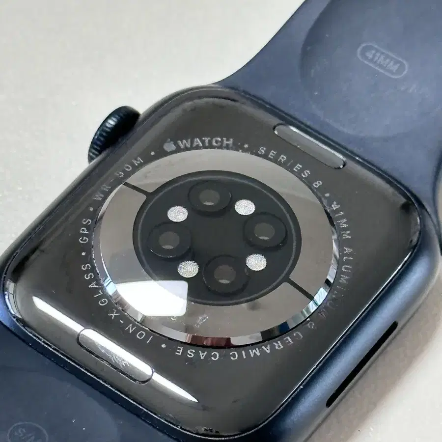 Apple 애플워치 8, 41mm, GPS, 알루미늄, 미드나이트 / 미