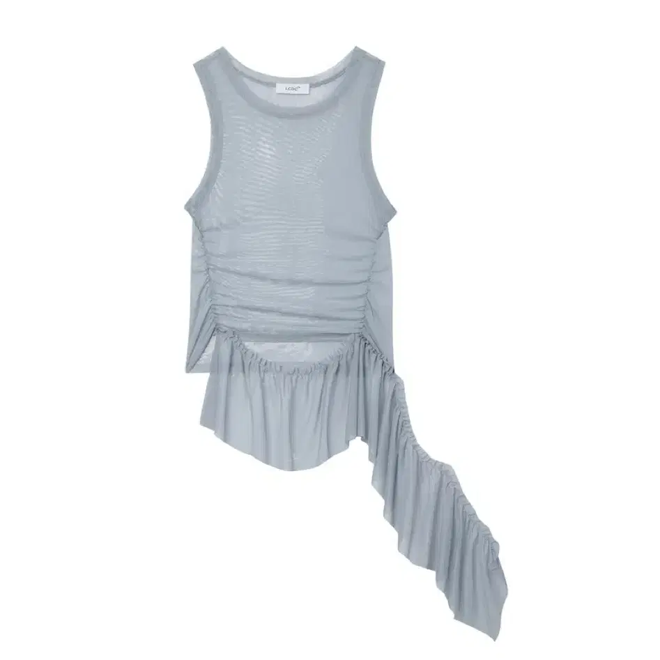 LCDC mesh frill sleeveless top