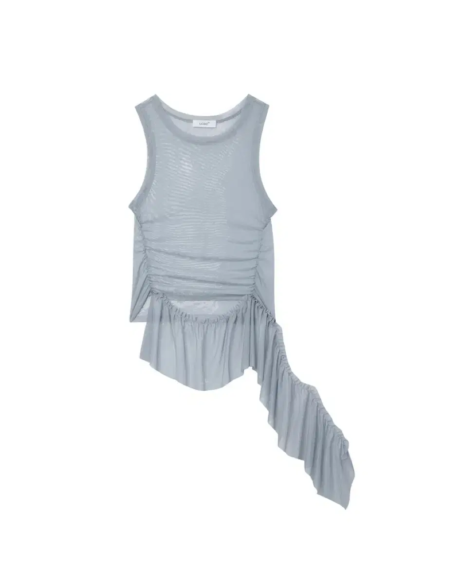 LCDC mesh frill sleeveless top