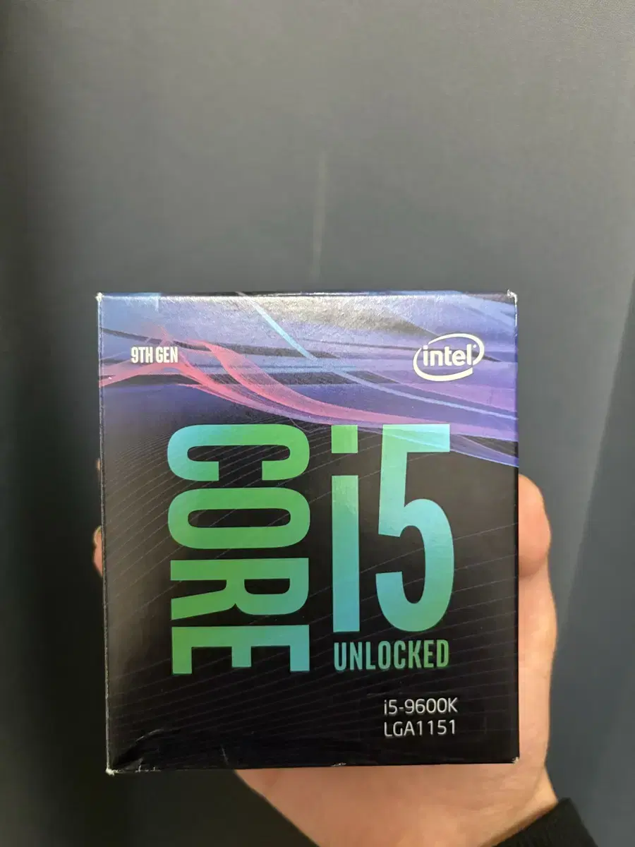 인텔 i5-9600k 새상품