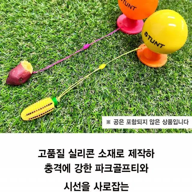 파크골프티와 티걸이4개 달콤고구마 고소옥수수