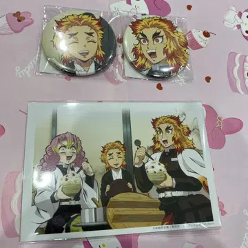귀멸의 칼날 ufotable webshop 복권 캔뱃지 렌고쿠 브로마이드