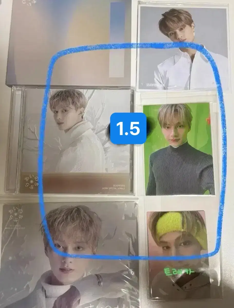 세븐틴 아이노치카라 앨범 포카 엽서 준휘 준 양도