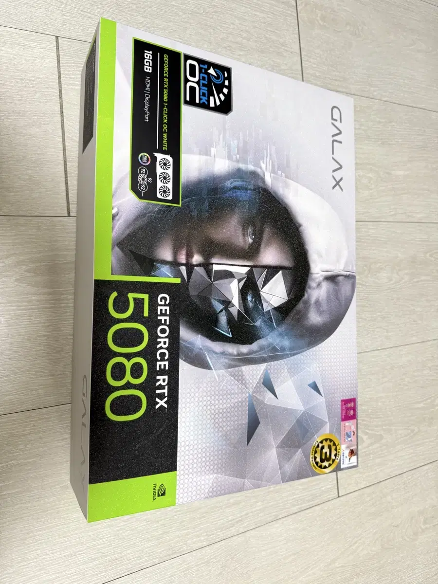 GALAX 지포스 RTX 5080 WHITE OC D7