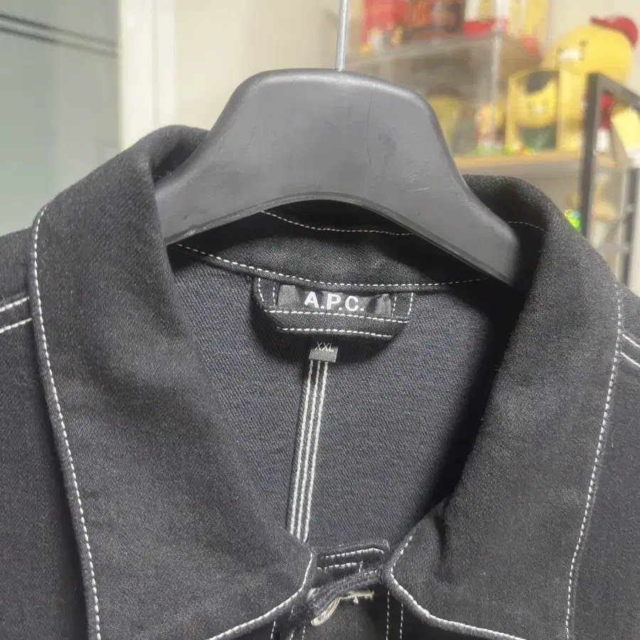 A.P.C 흑청 데님자켓