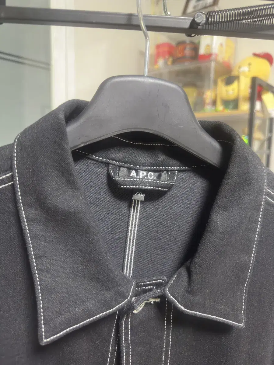 A.P.C 흑청 데님자켓