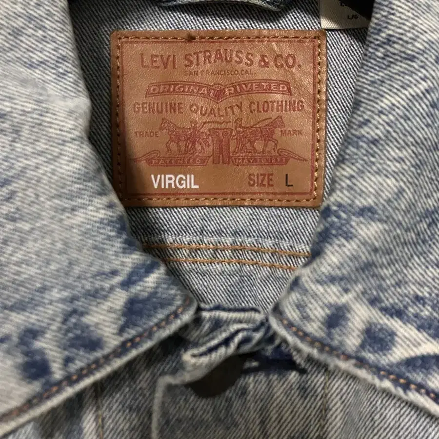 리바이스 버질아블로 자켓 LEVI'S Virgil Trucker L사이