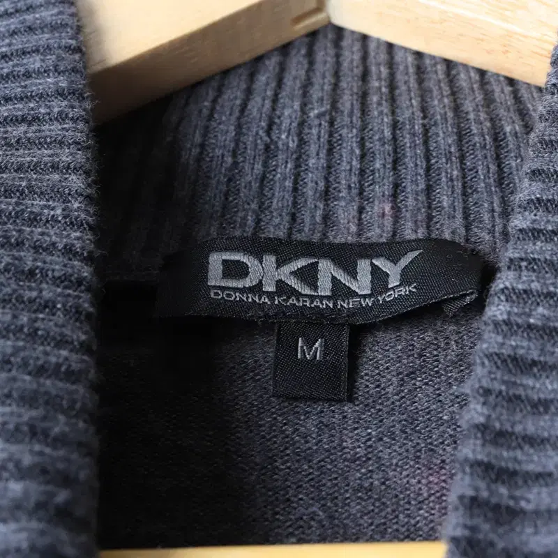 (M) DKNY 디케이앤와이 도나카란 니트 그레이 폴라 한정판-117D0