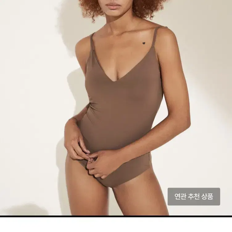 르브아시스 RVIS swim onepiece chcolate brown