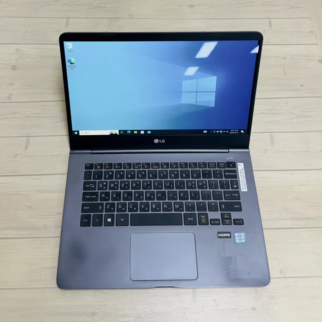 1대한정>B급 LG그램 노트북 14인치 i5-6200U/8GB/SSD51