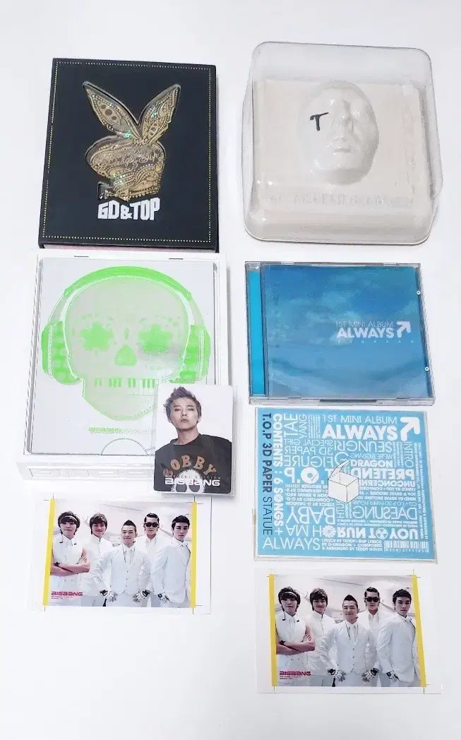 4 Big Bang CDs (G-Dragon photo kard)