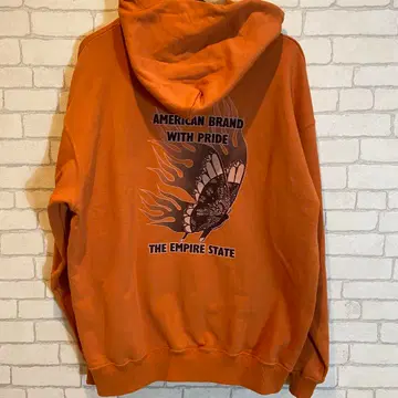 미사용 새상품 schott 후드티 오렌지 2XL