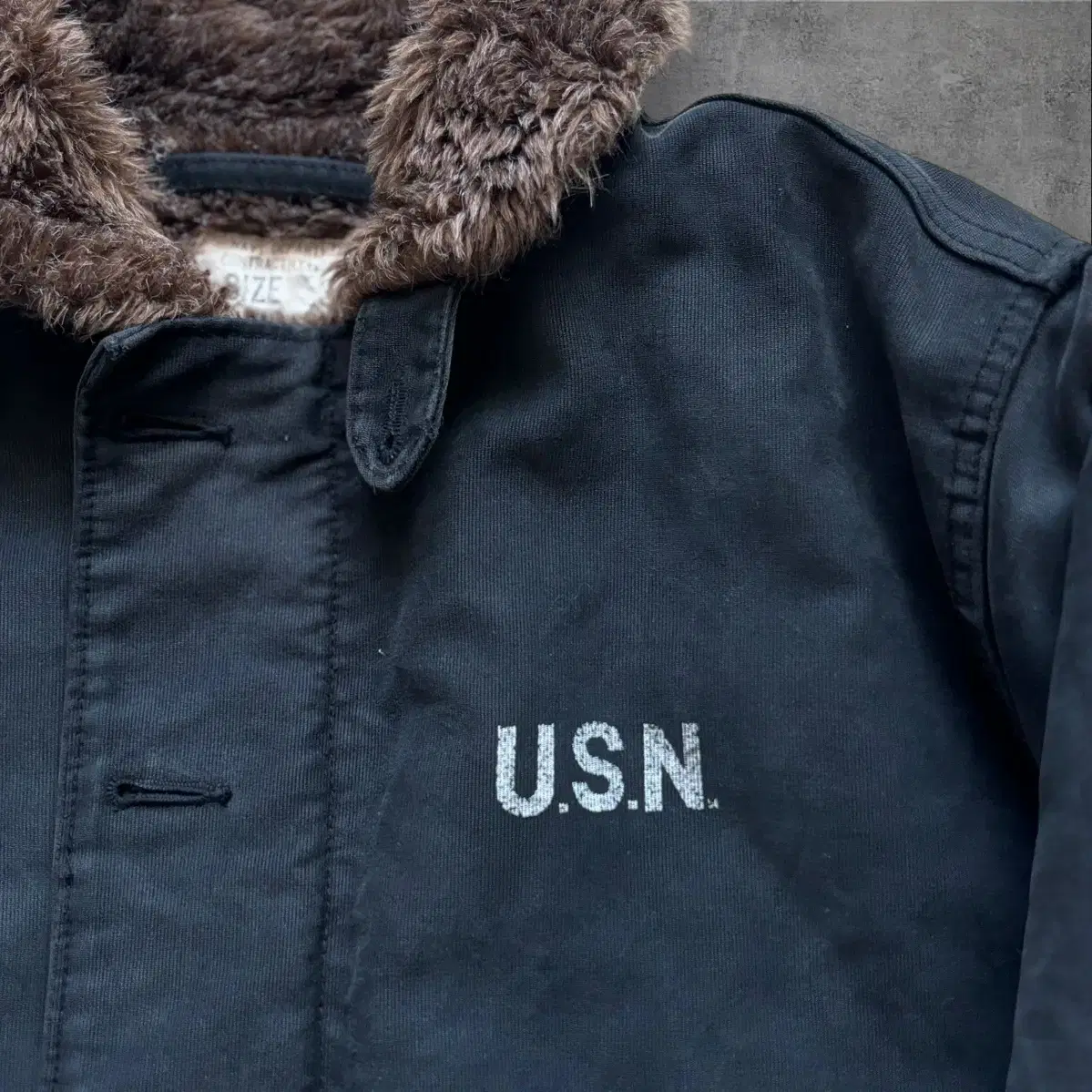 USN 미해군 휴스턴 N-1 덱자켓 USA