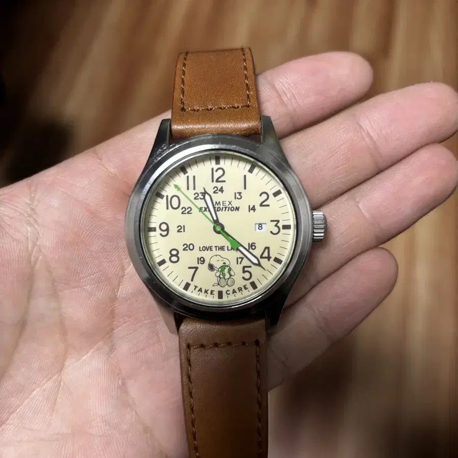 타이멕스 timex 피너츠 테이크케어 콜라보 40mm