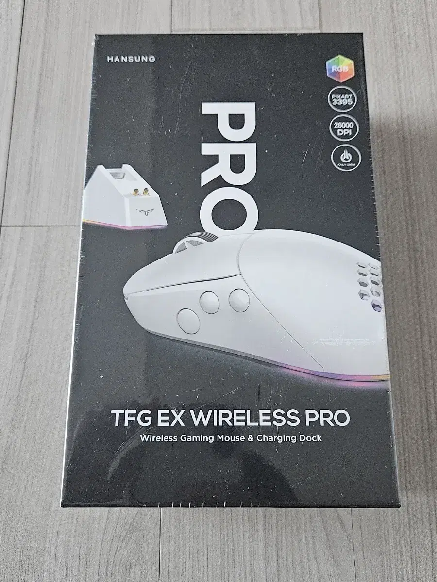 [미개봉] 한성 TFG EX Wireless PRO 유무선 게이밍 마우스