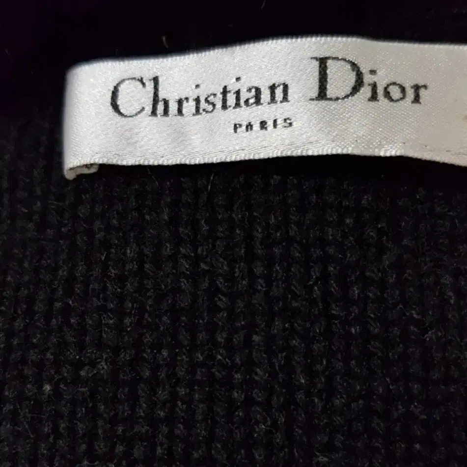 Christian Dior 캐시미어 퍼트리밍 가디건