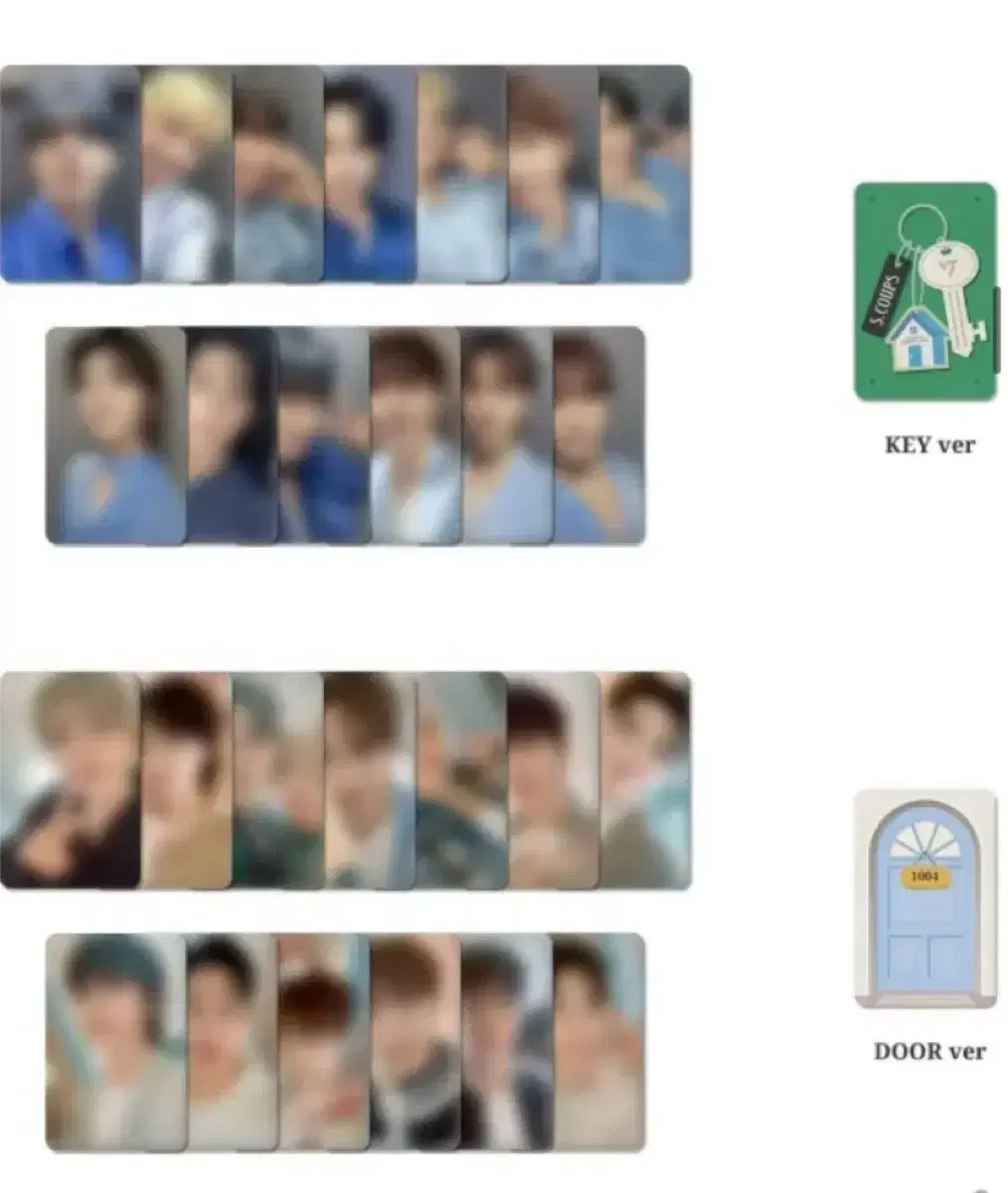 (원우 민규 있음)세븐틴 24 캐럿랜드 캐랜 메모리북 vod 포카 분철