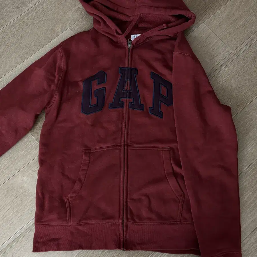 gap 기모 후드 집업