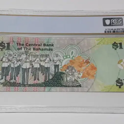 2015년 바하마 1달러 PCGS 66 PPQ 완전 미사용 화폐