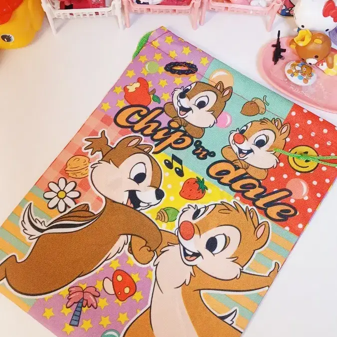 디즈니 chip&dale  조이개 파우치 (일본직수입상품)