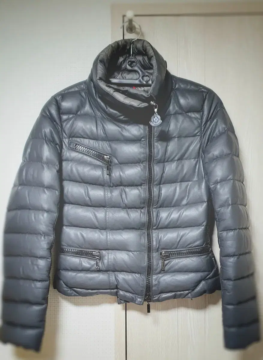 Moncler Women's Short Padded Jacket in Calfskin.