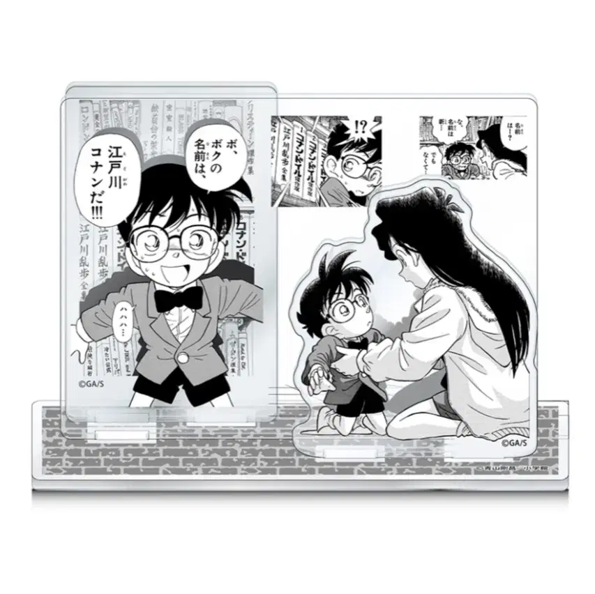 Detective Conan 30th Anniversary Exhibition Original Comics acrylic Dioramas Conan Ran Koran