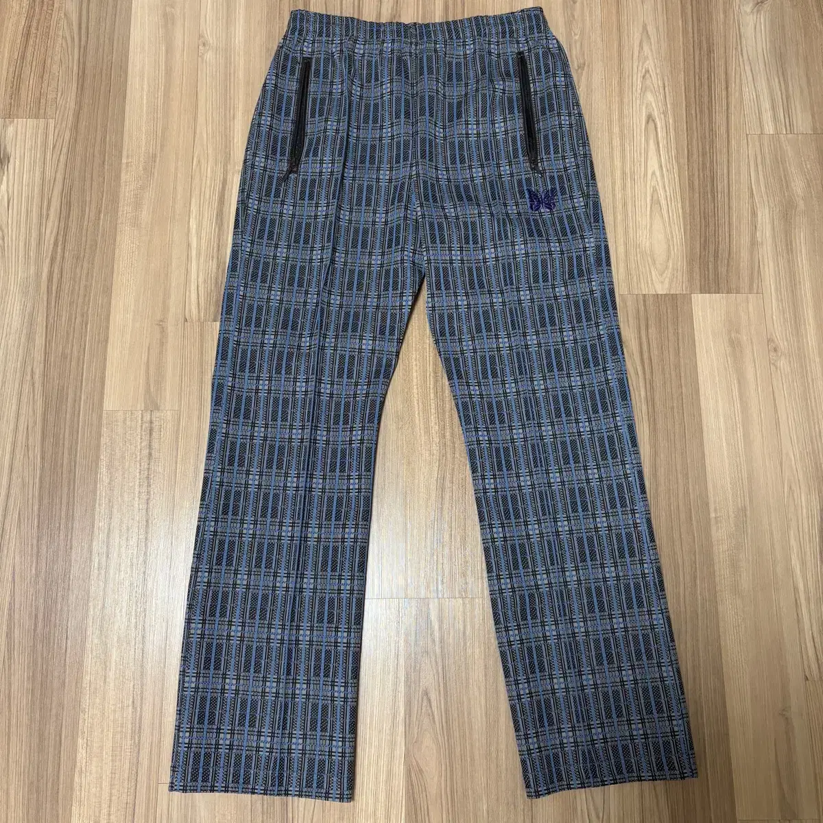 니들스 트랙팬츠 TRACK PANT POLY JQ.-Plaid S