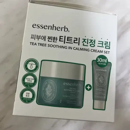 에센허브 티트리 수딩 인 카밍 크림 80ml(+크림30ml