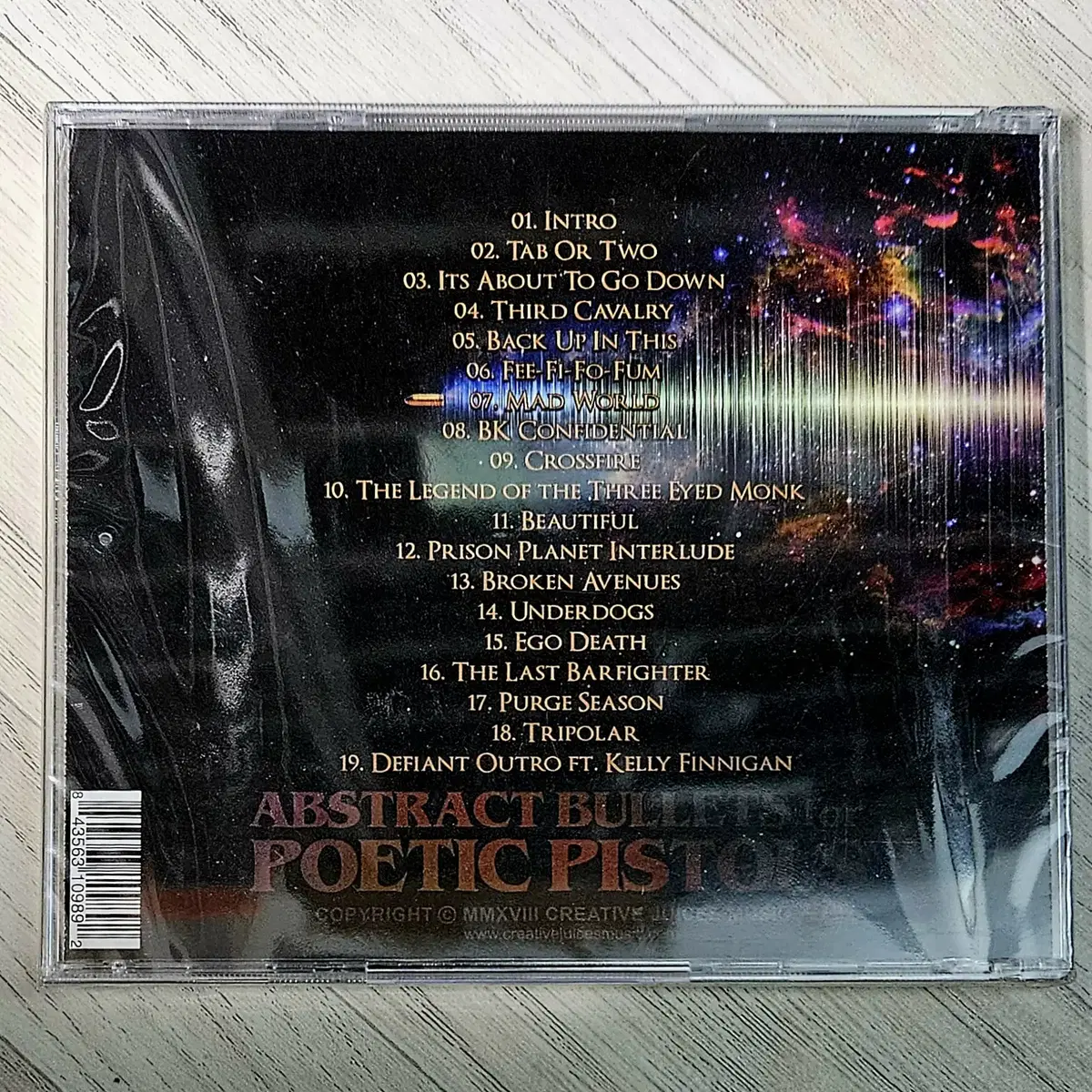 Defiant III - Abstract Bullets CD 싸인 포스터