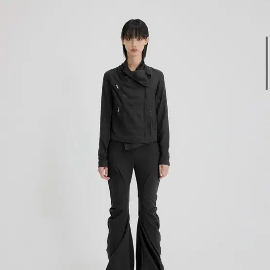 flareup 플레어업 Asymmetrical Drape Pants