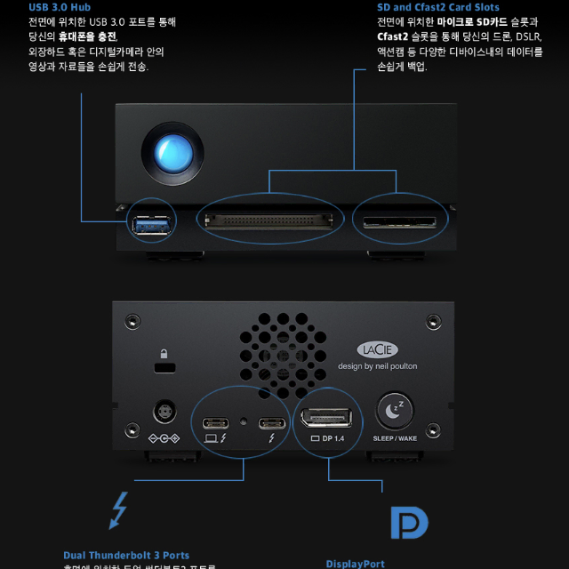 LaCie 1big Dock Thunderbolt 3 (10TB)