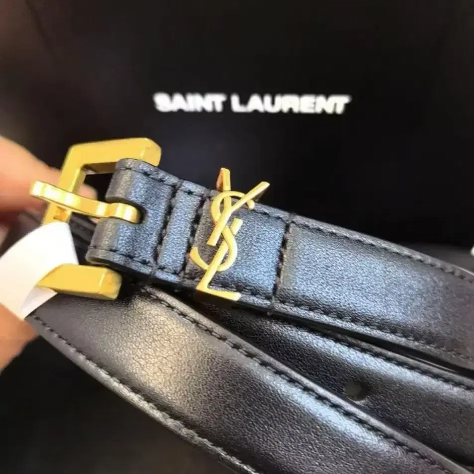 SAINT LAURENT YSL여성용 벨트 너비 2cm