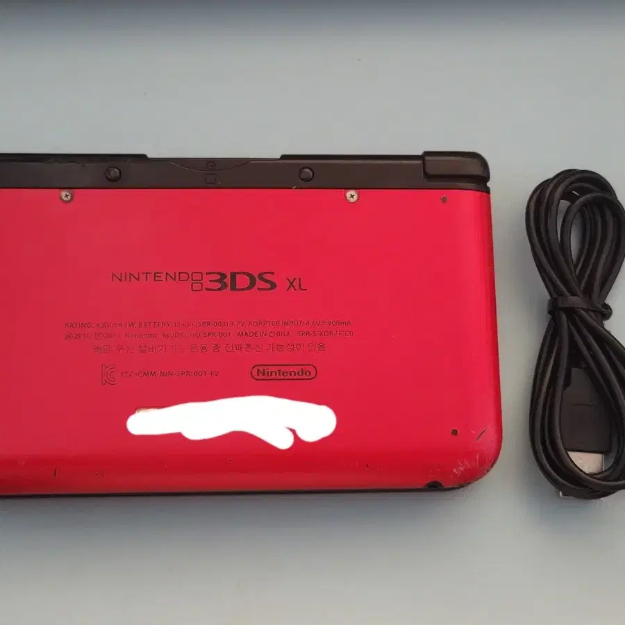 닌텐도 3DS XL 레드 + SD카드 128기가 팝니다