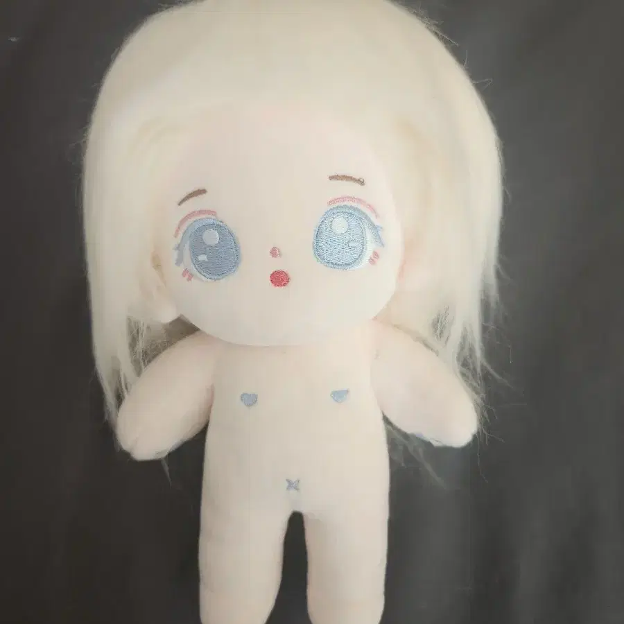 20cm 뼈깅 무속성 인형+머리가발