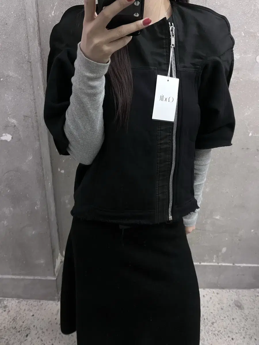 Rick Owens Drkshdw 릭오웬스 다크쉐도우 반팔 지퍼 자켓