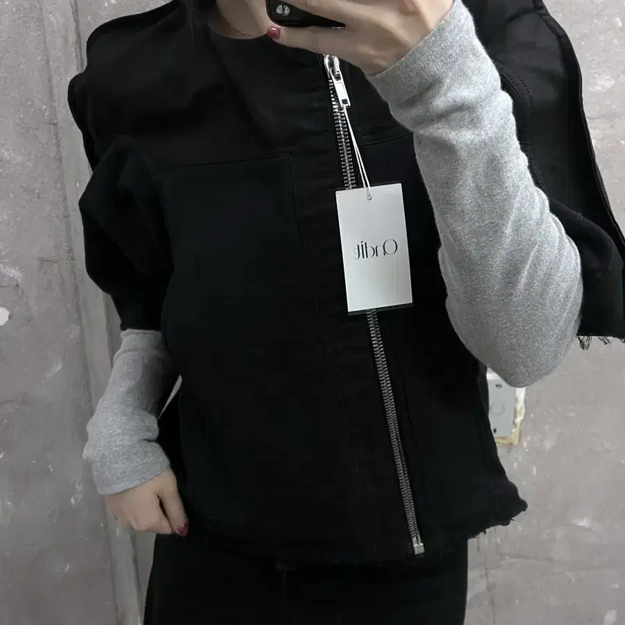 Rick Owens Drkshdw 릭오웬스 다크쉐도우 반팔 지퍼 자켓