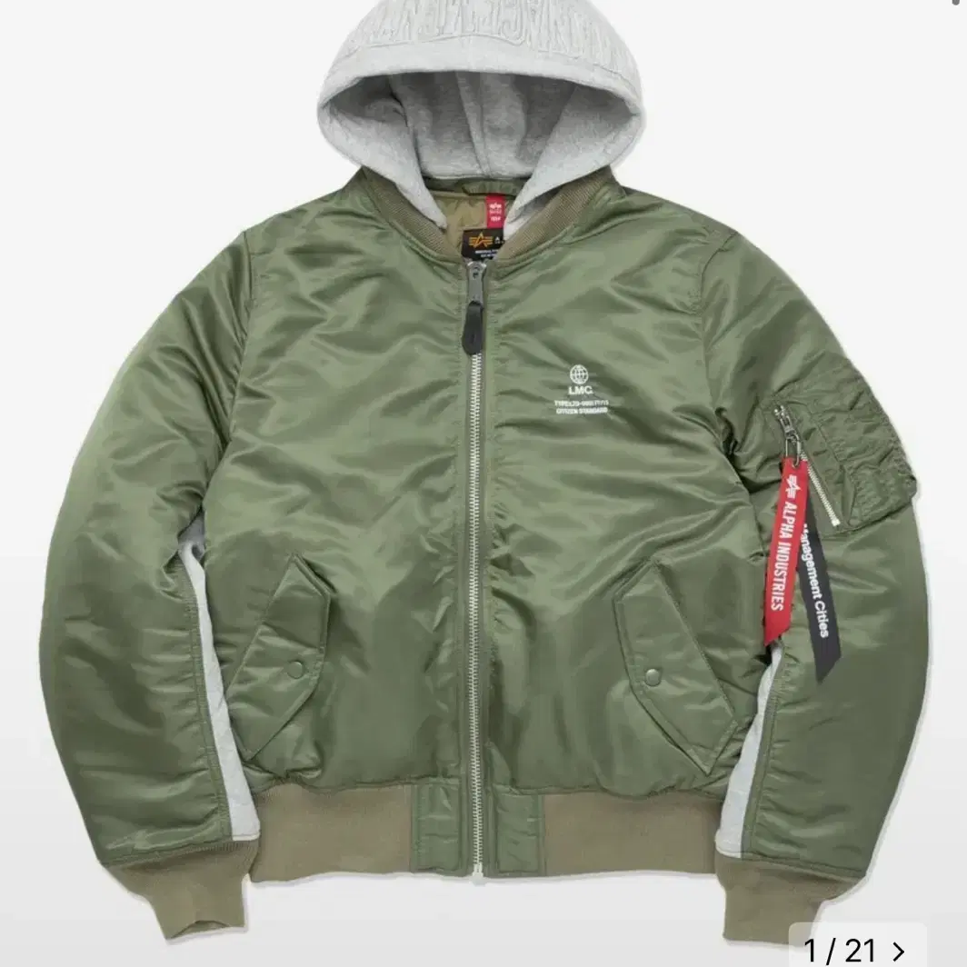 LMC X 알파인더스트리MA-1 NATUS olive