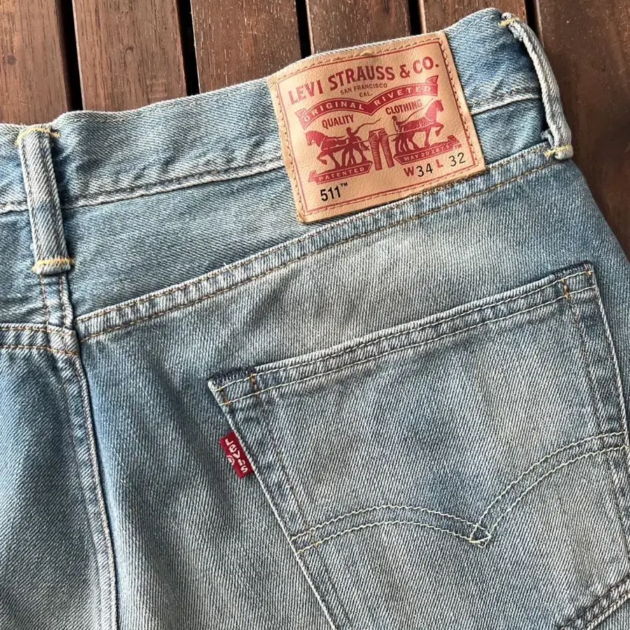 Levis 리바이스 511 연청 데님 팬츠