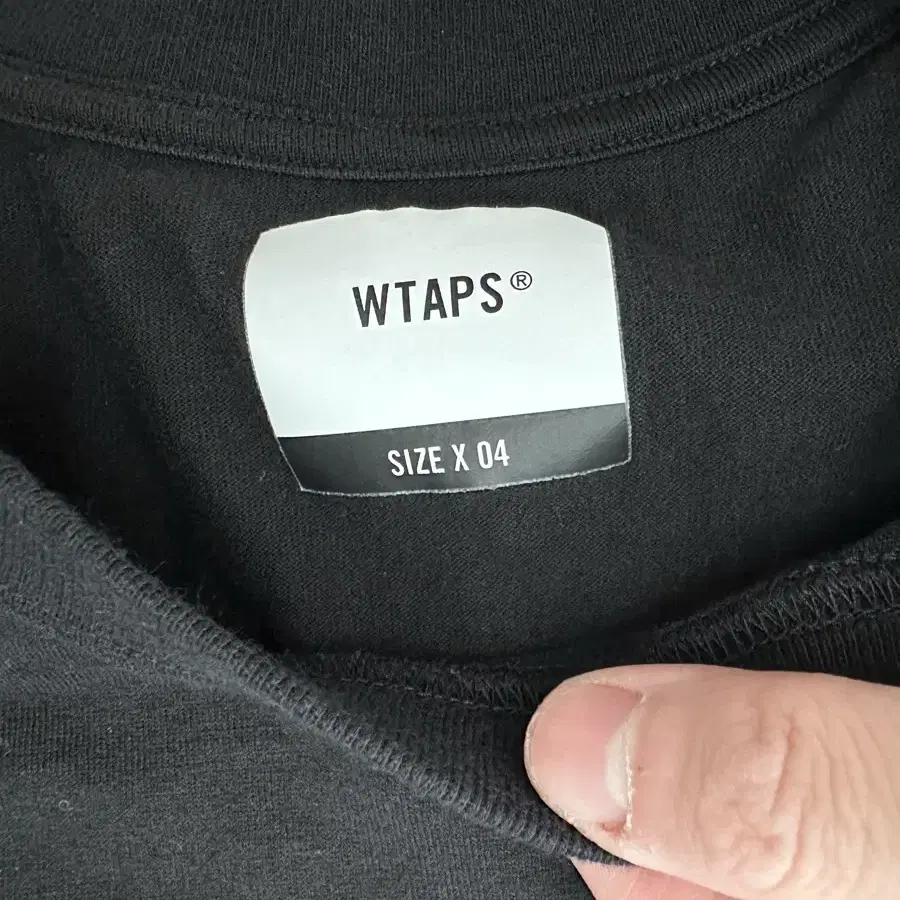 XL) wtaps 더블탭스 스팟 롱슬리브 4 긴팔티