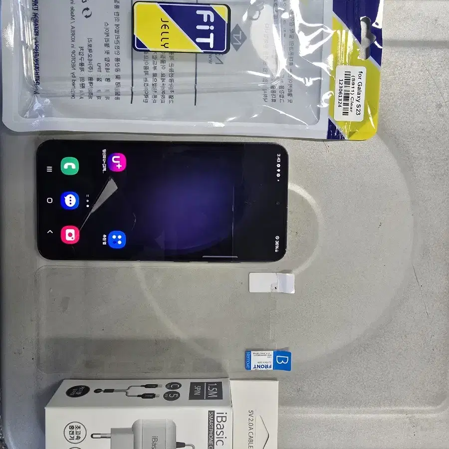 U+ S23(S911) 256G 블랙색상 공기계 팝니다