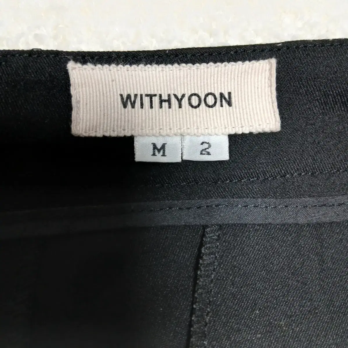 위드윤 WITHYOON 여성 슬랙스 나팔바지(M)