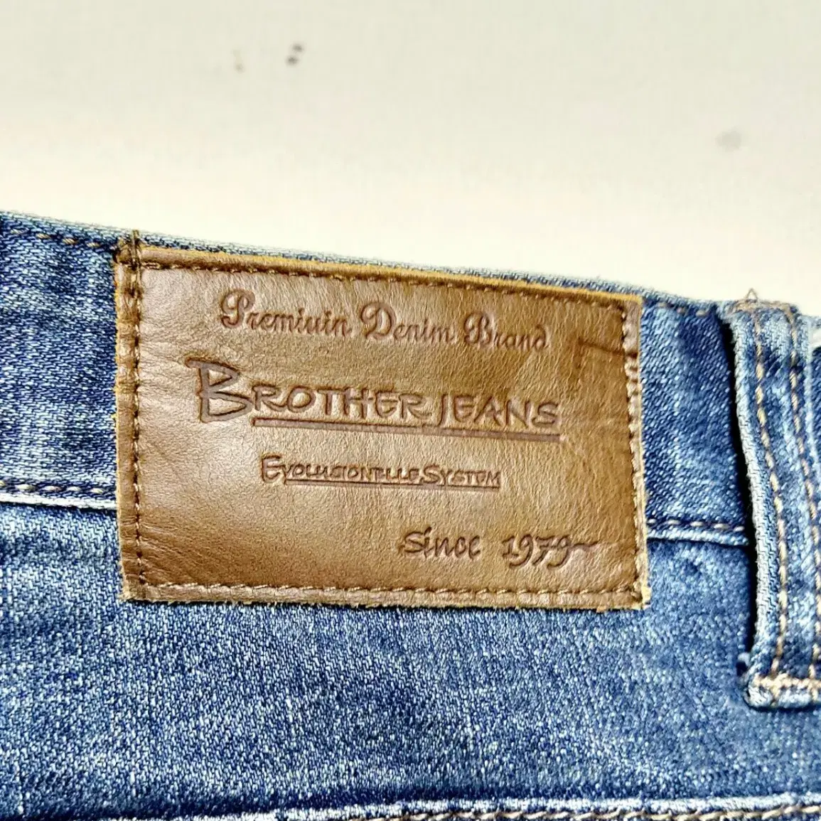 BrotherJeans 청바지36 스판 찢청 빈티지