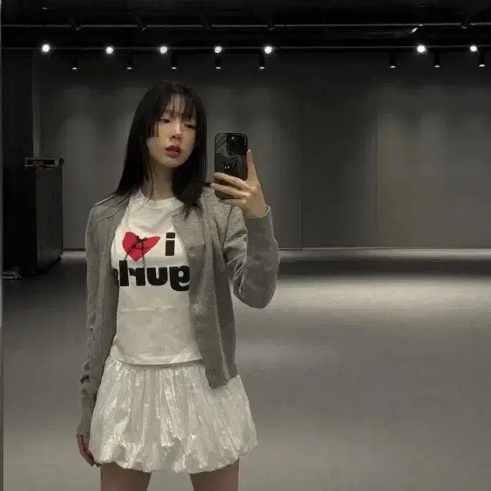 에즈이프캘리 CALIE GURLS T-SHIRT WHITE (태연착용)