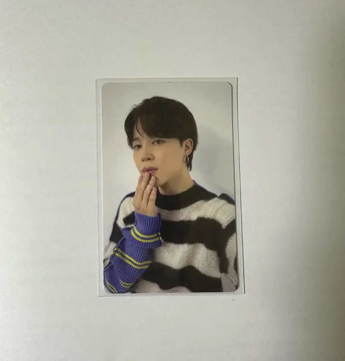 japan fanclub, w, jimin, photocard