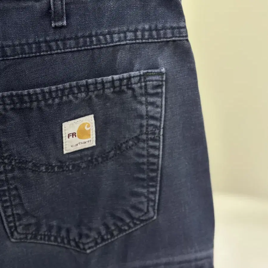 [34] Carhartt 칼하트 FR 네이비 팬츠 Mexico made