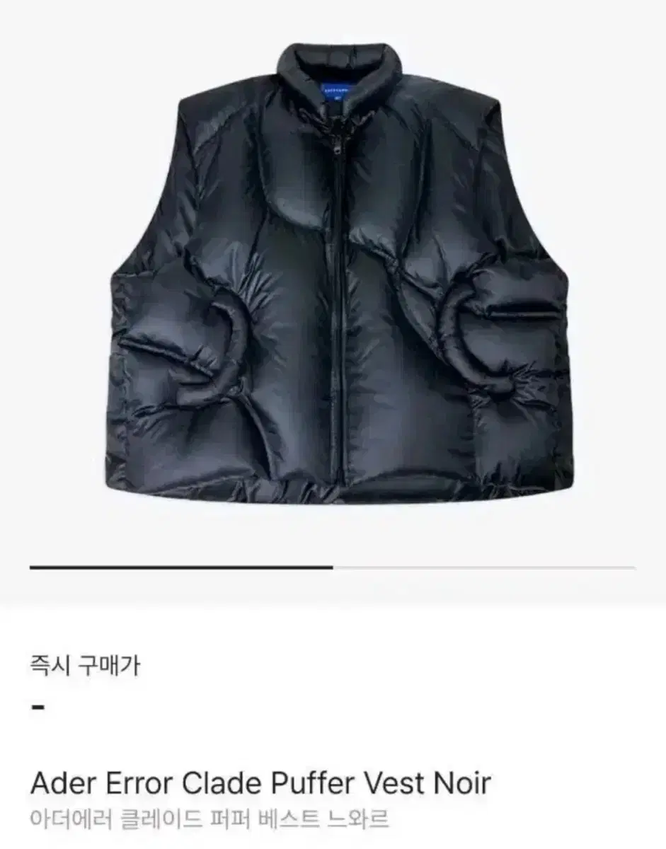 아더에러 패딩조끼 clade puffer vest A2 팝니다